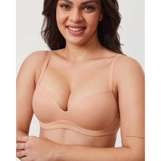 Velvi Women's Wireless Push-Up Bra Padded Comfortable