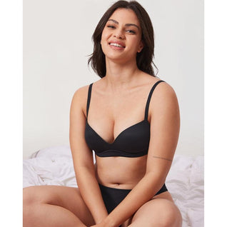 Velvi Women's Wireless Push-Up Bra Padded Comfortable