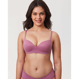 Velvi Women's Wireless Push-Up Bra Padded Comfortable