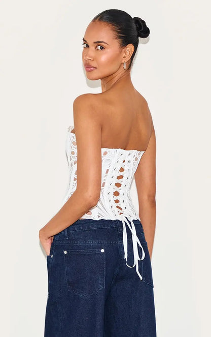 Effini Floral Lace Corset EFFINI